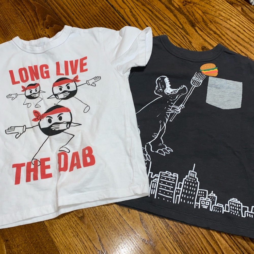 Lot of cute t-shirts size 4